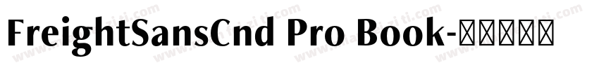 FreightSansCnd Pro Book字体转换
